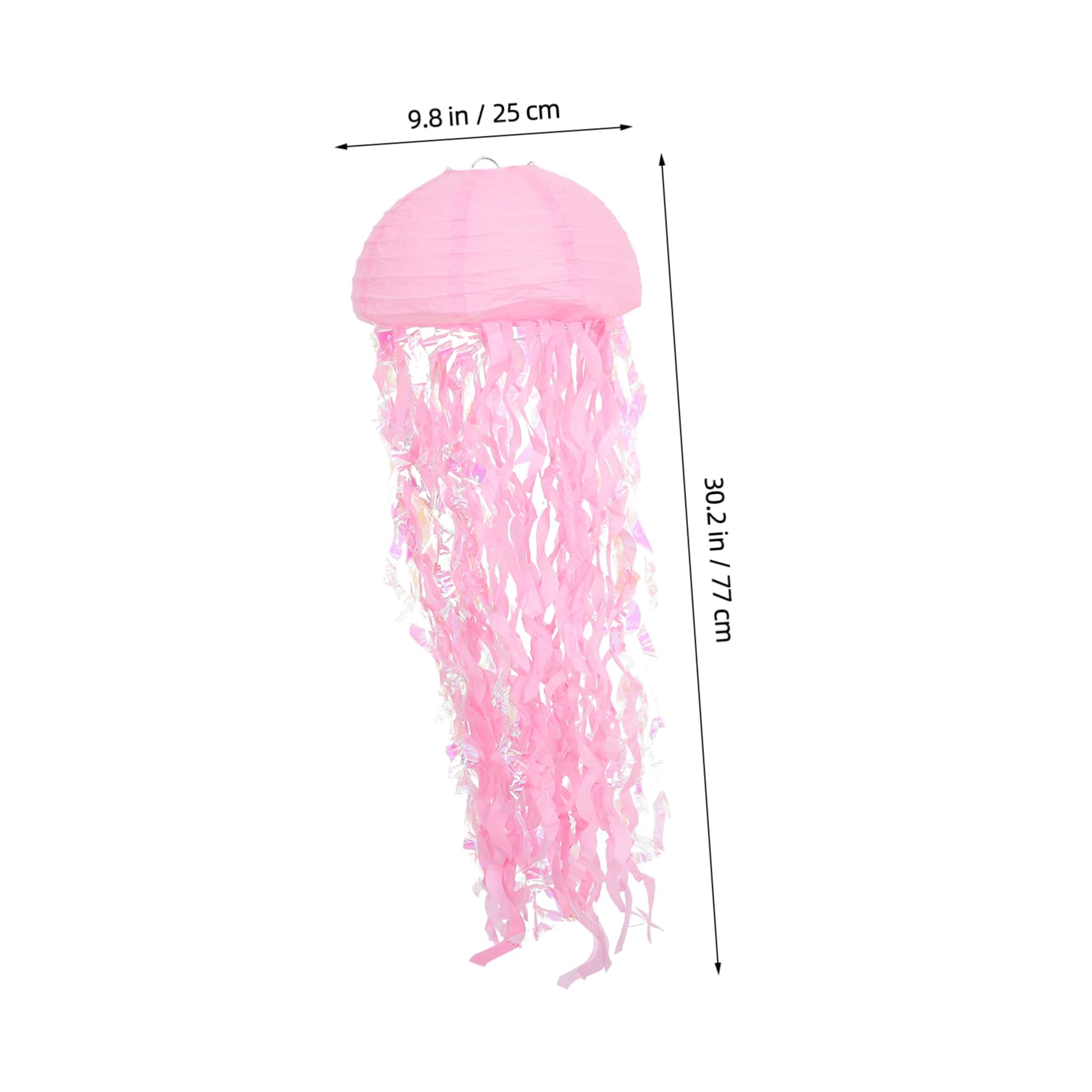 Happyyami Sea Party Decorations 3pcs Jellyfish Lanterns Hanging Lights for Birthday