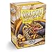 Dragon Shield | Standard Size Card Matte Sleeves | 100 CT - Smooth & Tough Premium TCG Sleeves | Compatible with Pokemon, Flesh & Blood, One Piece & Magic The Gathering | Gold - Matte
