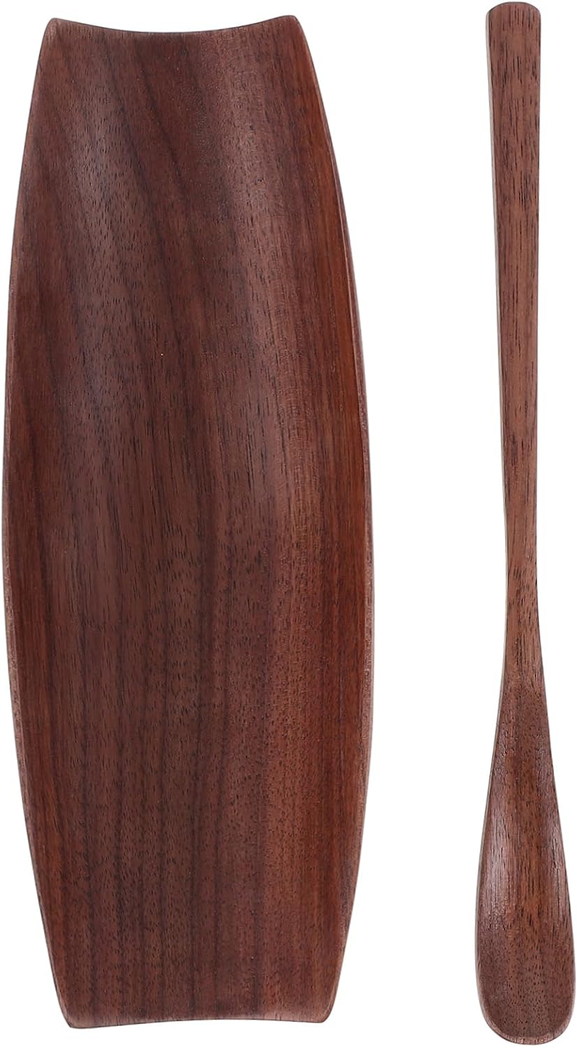 Alipis Gongfu Tea Scoop Set Black Walnut Wood Tea Accessories for Household Use