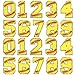 20Pcs Baseball Number Patches Iron on, 3 inch Softball Chenille Number Patches 0-9 Varsity Number Iron on Sport Patches for Jackets Clothing Hat Jersey Shirt(Softball)