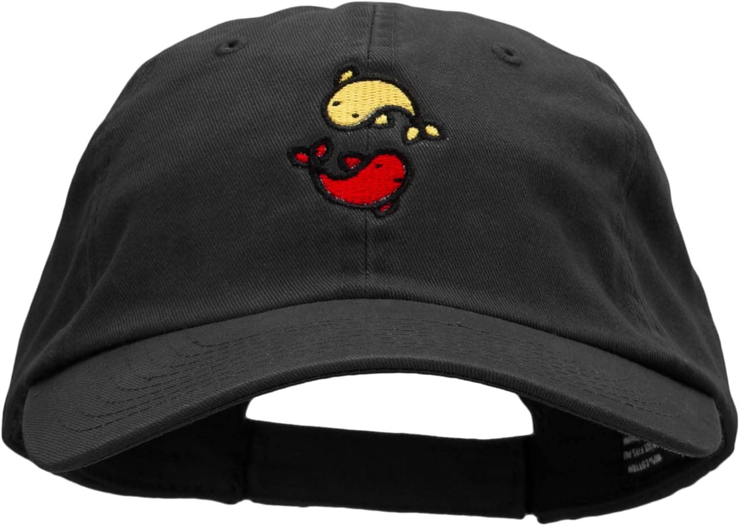 e4Hats.com New Year Fish Embroidered Low Profile Dyed Cotton Twill Cap