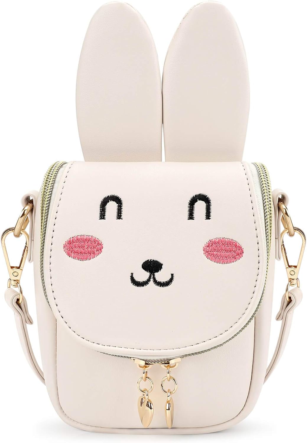 mibasies Kids Bunny Purse Toddler Shoulder Bags Gifts for Little Girls