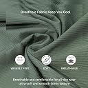 GRECIILOOKS Men's Formal Button Down Shirt – Slim Fit Polycotton Shirt's for Men | Textured Full Sleeve| Business & Meeting Ready (Available in Plus Size and Combo Pack of 2) Olive Green gallery image