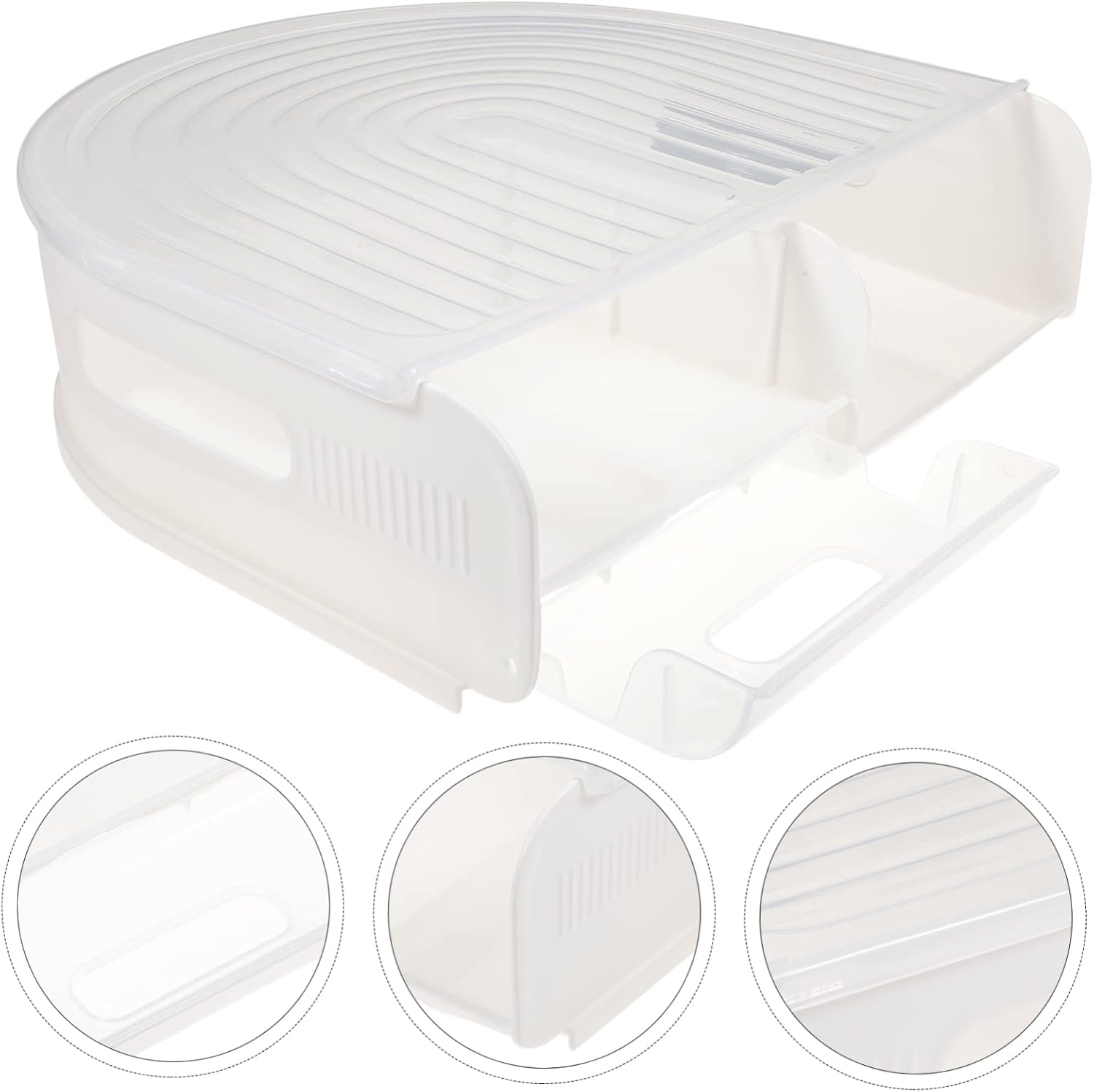 Slope Designed Egg Tray Fridge Organizer Egg Case Thickened Wear-resistant