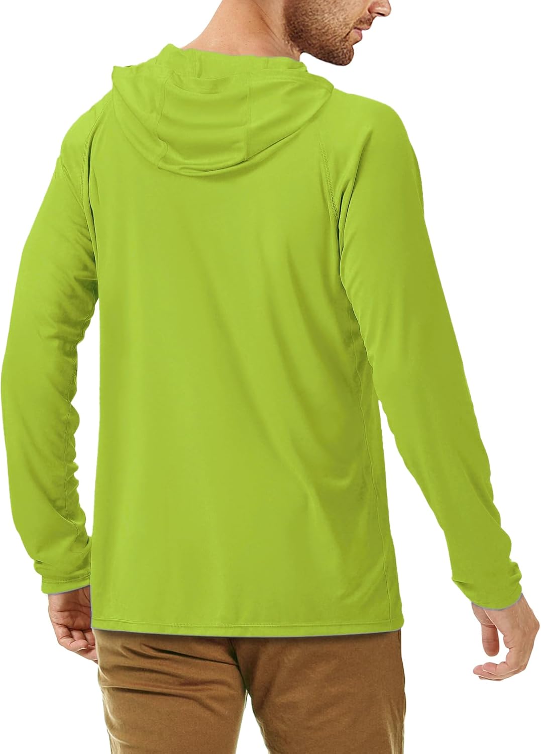 Roadbox UPF 50+ Fishing Shirts for Men, Long Sleeve UV Sun Protection Hoodie, Outdoor Hiking Running Swimming Rash Guard thumbnail