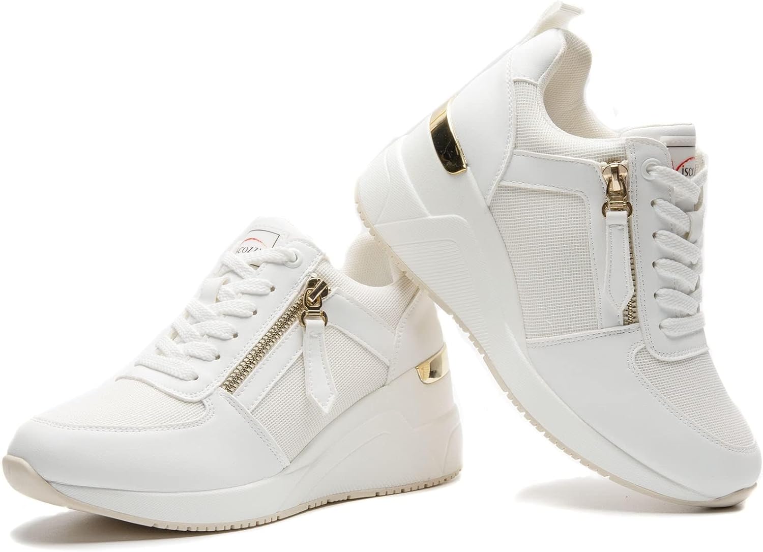 Viscozzy High Heel Wedge Sneakers for Women - Image 7