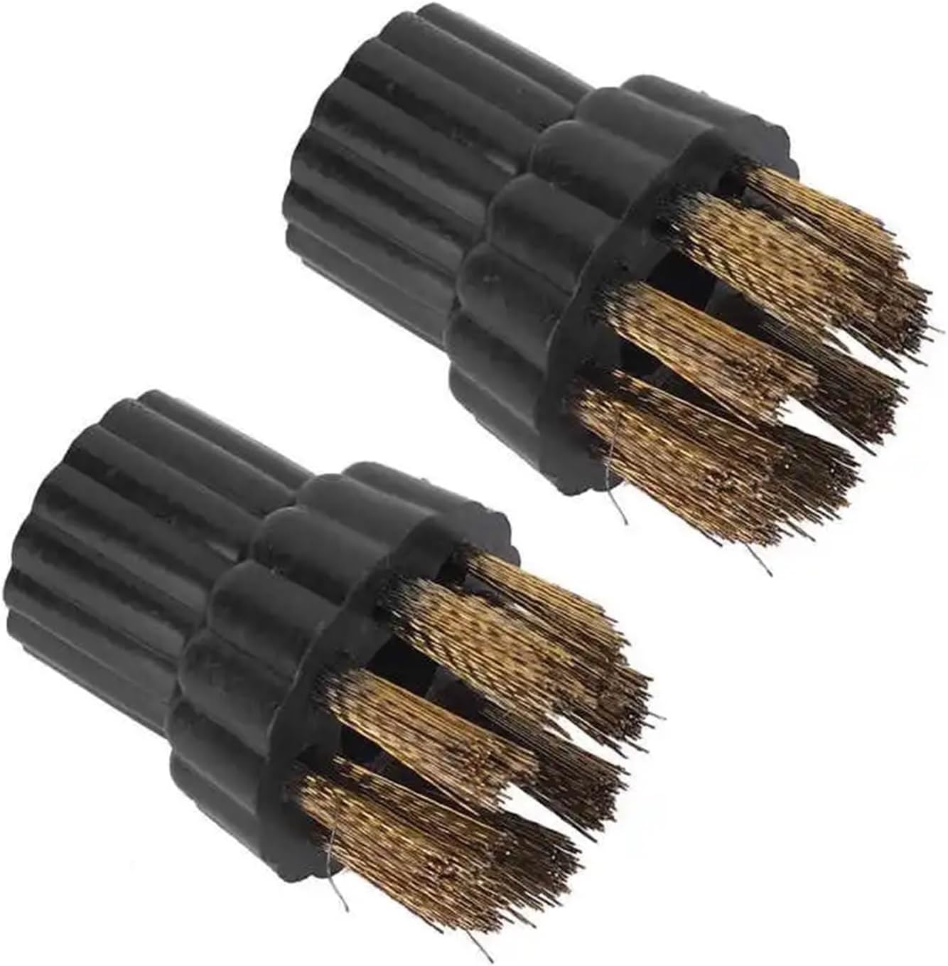 2Pcs Steam Cleaner Brass Brush Head Replacement Parts Fit， Compatible For Steam， Mop X5 Cleaning Tools Accessories