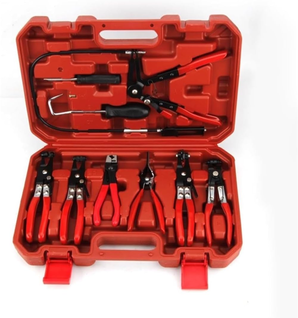 Auto Hose Clamp Ring Plier Set Flexible Wire Cable Bend Type Remover Oil Seal Screwdriver Car Repairing Tools