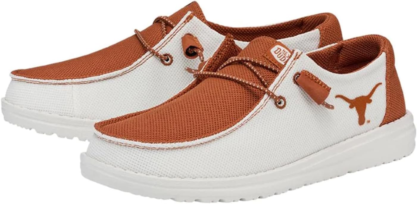 HEYDUDE Women's Wendy NCAA | Women’s Shoes | Women’s Slip-on Loafers | Comfortable & Light-Weight