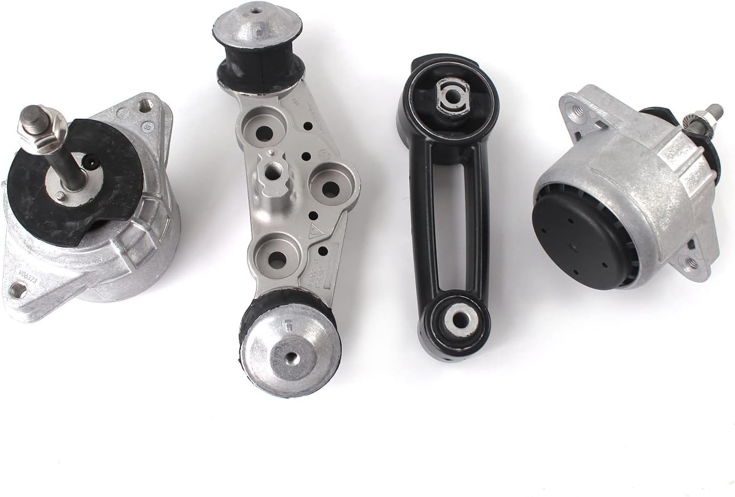 PANGOLIN Engine Mount Set Left and Right and Rear Engine Mount for Porsche Panamera 2011 2012 2013 2014 2015 2016 3.0L 3.6L, Replace OE 94637505722 94637505822 97037511801