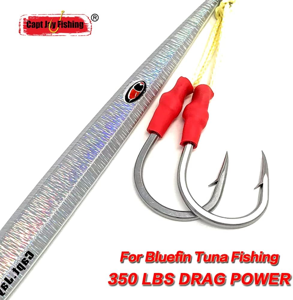 Capt Jay Fishing Assist Hooks Jigging Slow Fast Jigs Fishing Hooks Jigging Hooks Jigging jigs Stinger Jigging jigs Hook Dancing Jigging Hooks : Sports & Outdoors