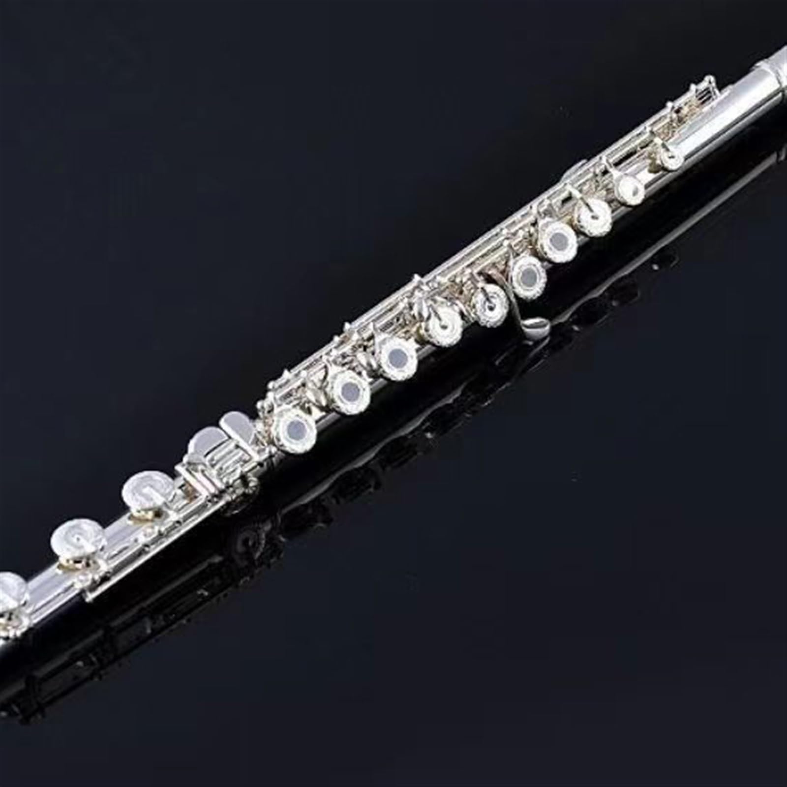 Flauto Standard Francese Aperto E Chiuso A 17 Fori Placcato Argento Professionale In Do
