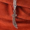 Silver Pt Imam Ali Sword Zulfiqar Zulfikar Necklace Islamic Art Islam Muslim Gift (24 Chain)