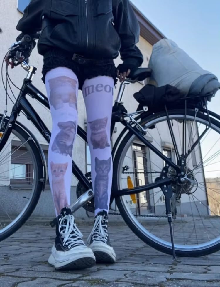 Whimsy Twee Bug Print Funky Tights - Image 5