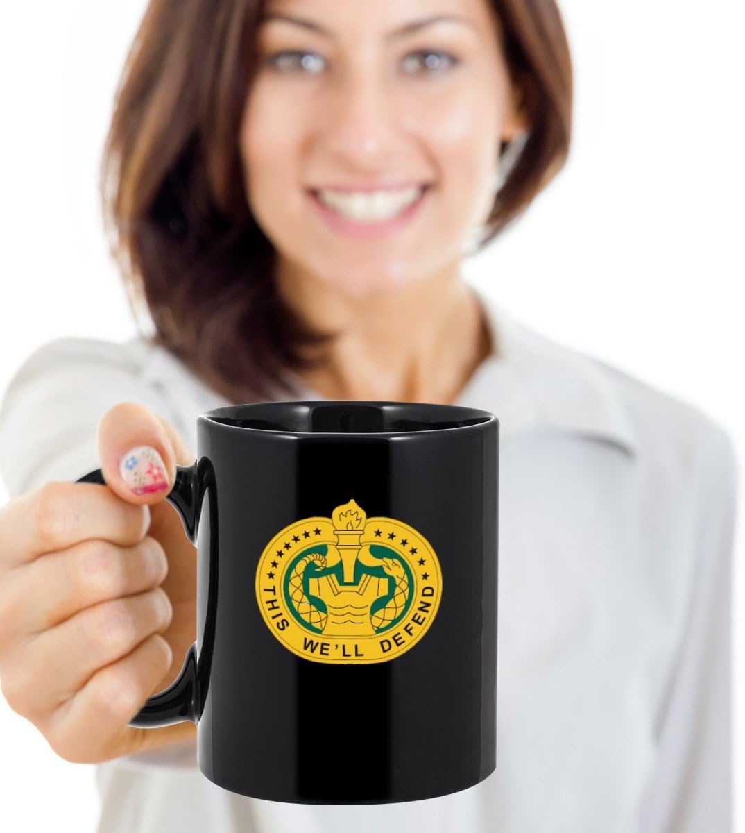 Artist Unknown Drill Sergeant Badge Coffee Mug