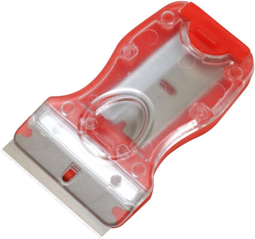 Warner Mini Glass Scraper & Blade Holder with 2-Blades, Box of 25, 102395