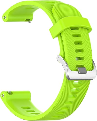 Miniatura 4 de QGHXO Correa de repuesto para Garmin Forerunner 245, silicona suave para Garmin Forerunner 245  Forerunner 645 (sin rastreador, solo correas de