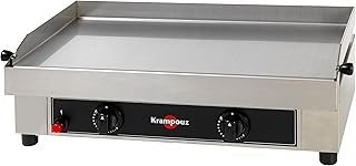 KRAMPOUZ - Plancha de gas (acero inoxidable, 64 x 34 x 0,3 cm)