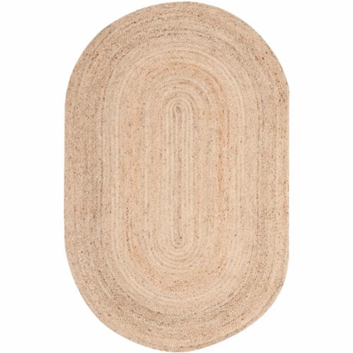 Tapis en jute réversible pour entrée de maison rustique et terrasse