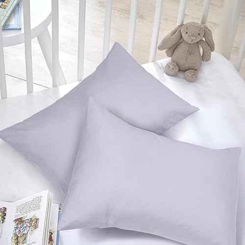 Miniatura 30 de Fundas de almohada para niños pequeños, paquete de 2 fundas de almohada que se adaptan a almohadas de 13 x 18 o 12 x 16 pulgadas, funda de almohada