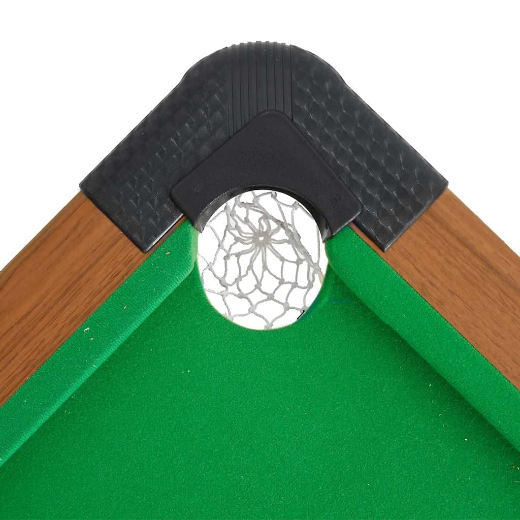 vidaXL Mesa de Billar de 4 Pies Juego Simulación Deportes Diversión Casa Hogar Pub Local Sala Juegos Entretenimiento Robusto Marrón 122x61x76cm