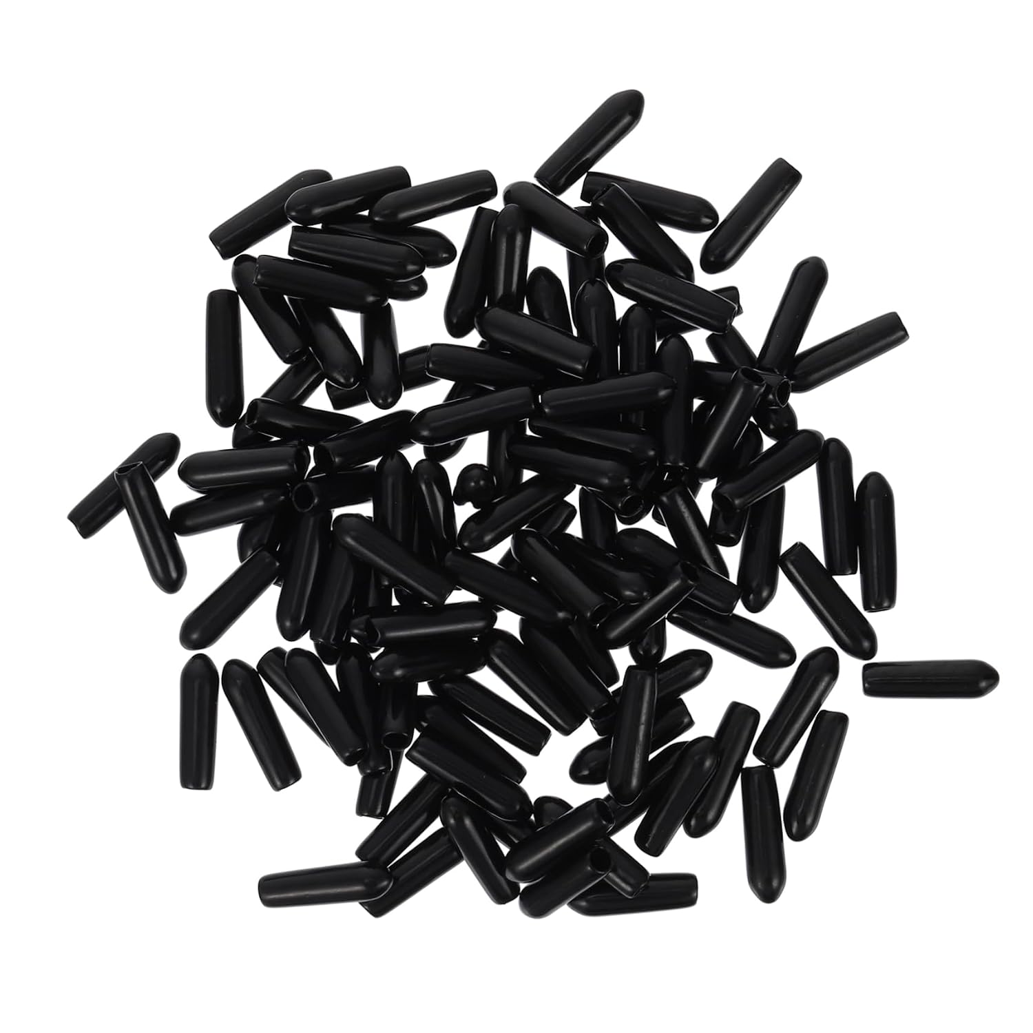 Rubber Vacuum Hose End Caps 500 Pcs for Intake Tubes