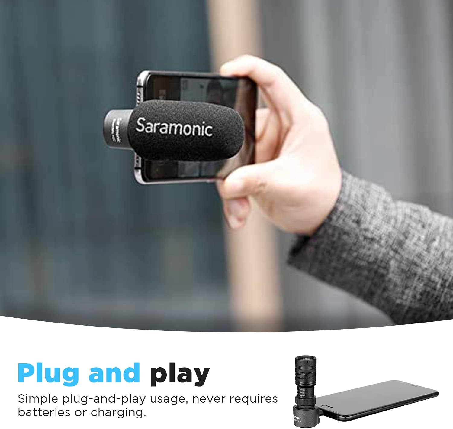 Buу 1 gеt 1 Saramonic Android USB Type-C Smartphone Microphone with 3.5mm Monitor, Cardioid Shotgun Mic for Samsung Galaxy Pixel, Tablet Livestream Vlogging Podcast Video Recording (USB-C) 🛒 Flаѕh Sаlе Saramonic Android USB Type-C Smartphone Microphone with 3.5mm Monitor, Cardioid Shotgun Mic for Samsung Galaxy Pixel, Tablet Livestream Vlogging Podcast Video Recording (USB-C)