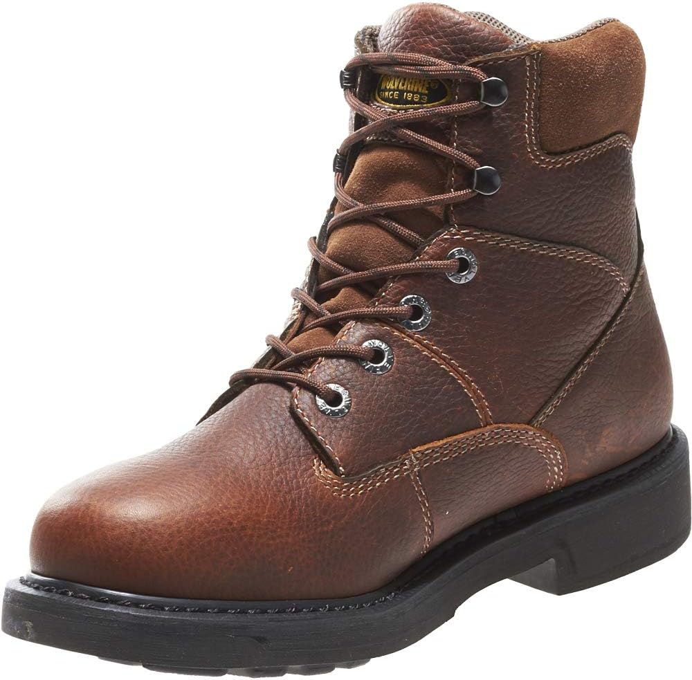 Wolverine Men's Tremor 6" Durashock Work Boot 7 X-Wide Brown
