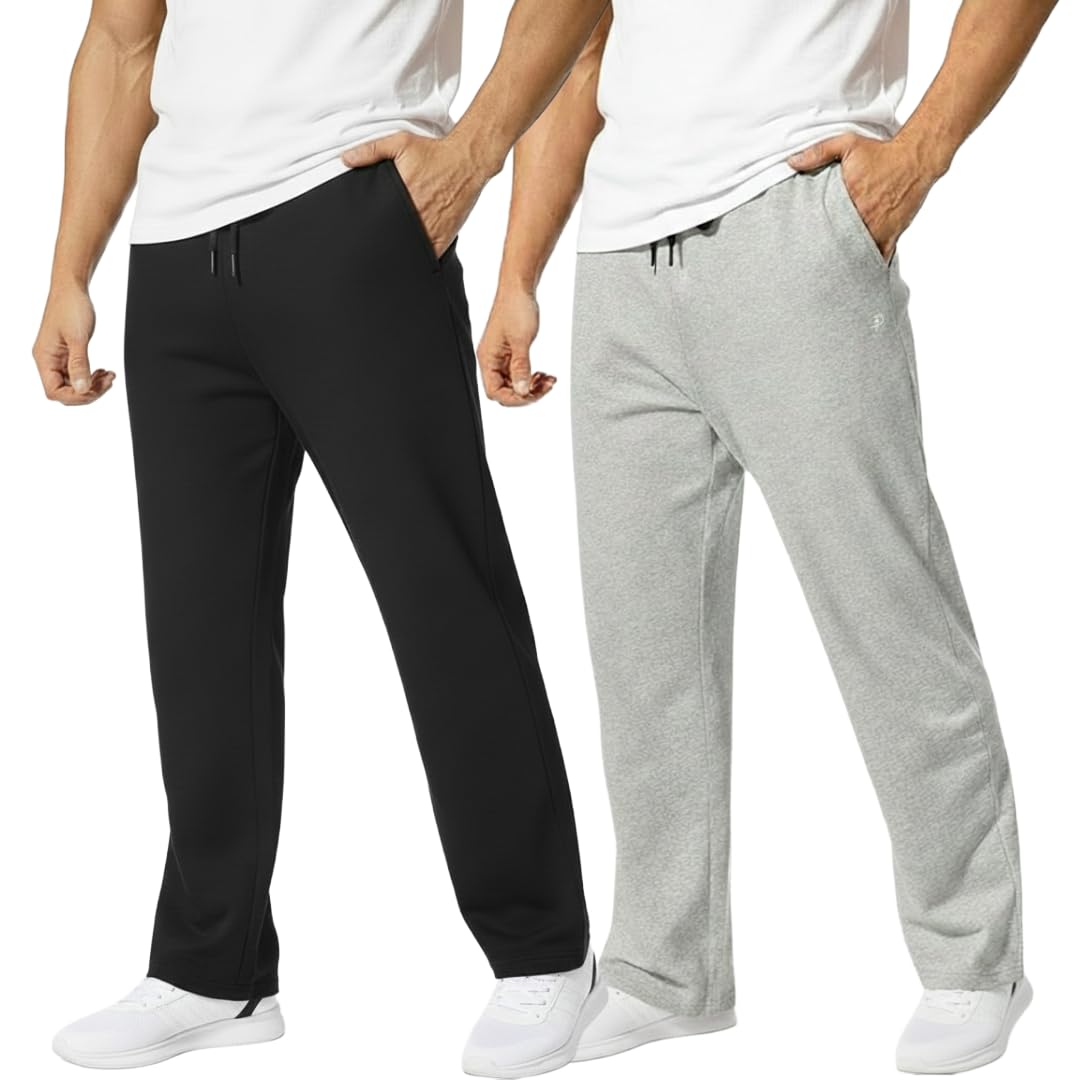 volex Men’s Warm Fleece Lower – Winter Lower for Men | Thick Fleece Track Pants | Thermal Winter Joggers | Soft, Cozy & Insulated Warm Pants | Perfect for Outdoor Walking, Gym-Pack of 2-picture-41