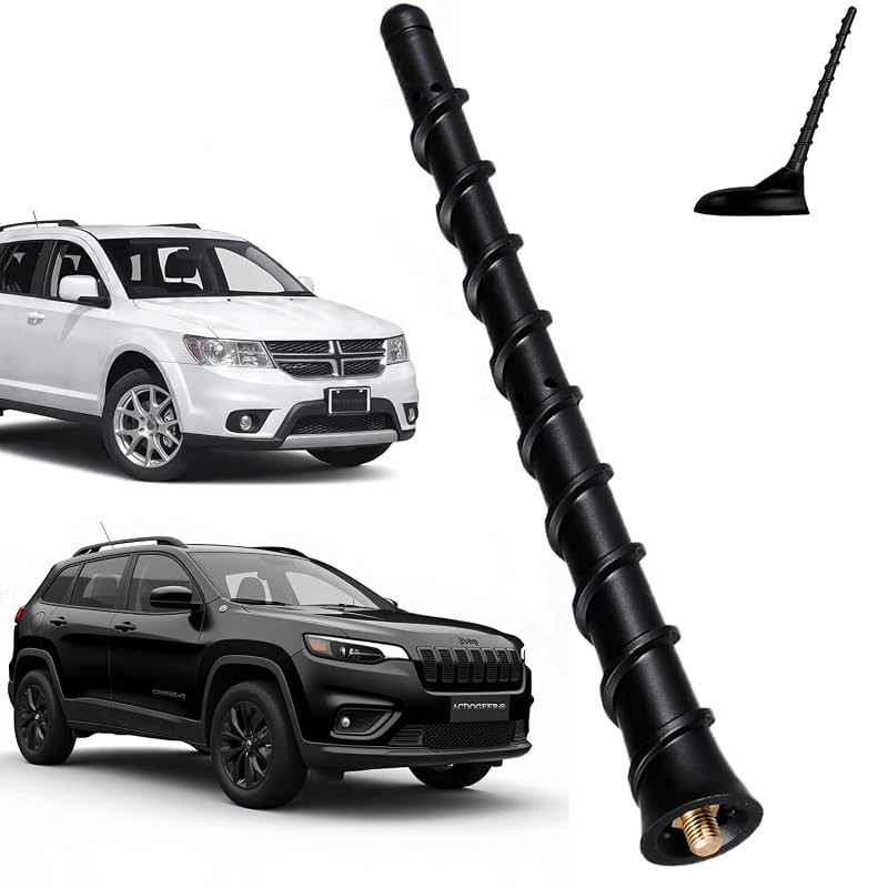 Antena Automotiva de 17,8 cm para Jeep Cherokee, Grand Cherokee, Dodge, Chrysler e Fiat, Acdogeer