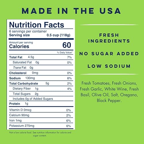 Miniatura 57 de Salsa de pasta Keto Chianti Wine de Yo Mama’s Foods – Pack de (2) – Sin azúcar añadida, baja en carbohidratos, baja en sodio, sin gluten, apta
