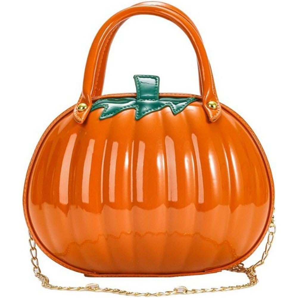 Sac citrouille pour Halloween résistant à l'eau avec bandoulière