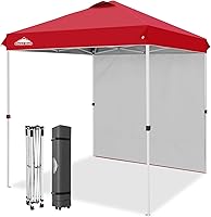 Vista 43 de EAGLE PEAK Tienda de campaña desplegable con 1 pared lateral, tienda de campaña para eventos de fácil instalación, sombra para exteriores, bolsa