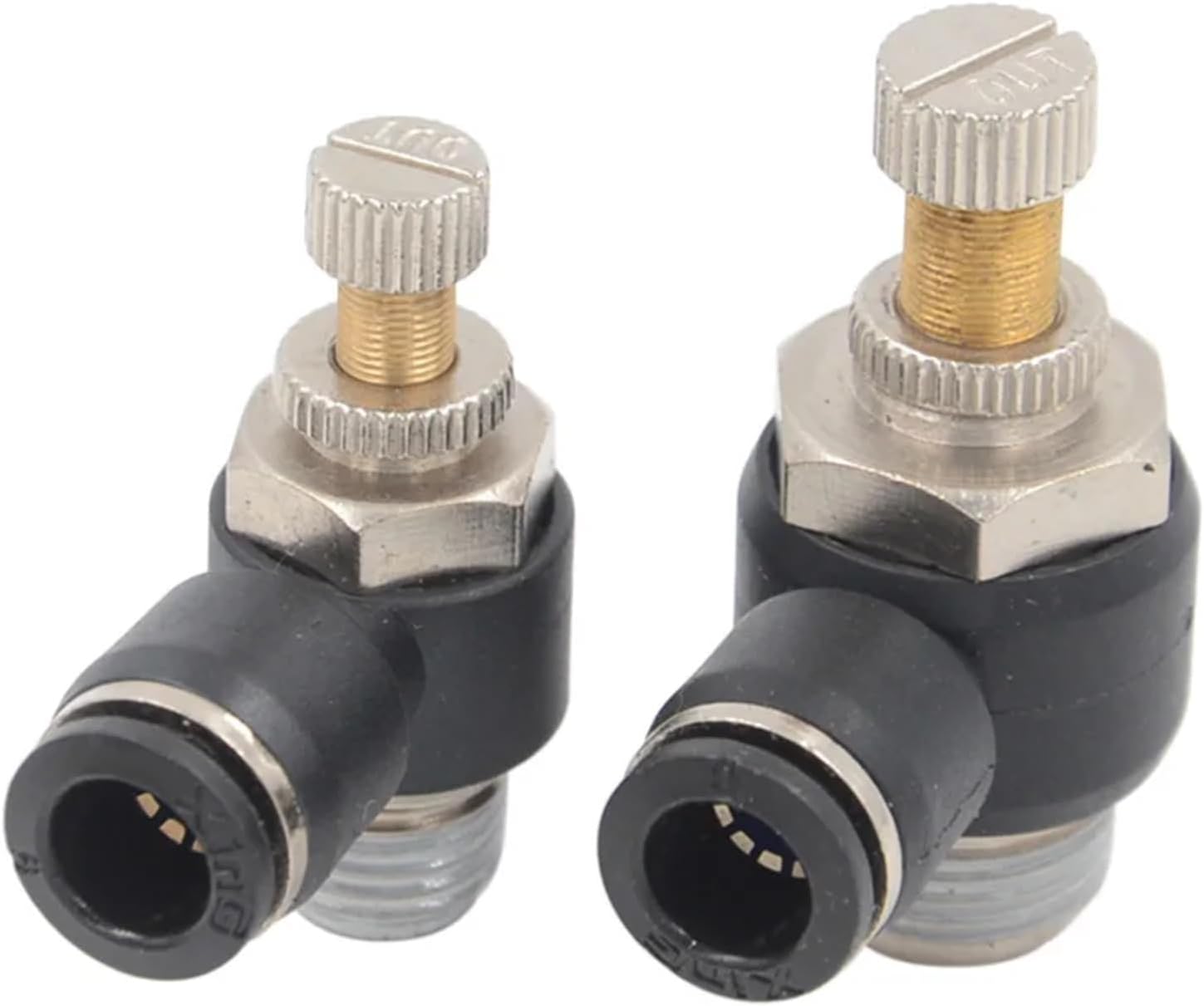 1PCSSL Pneumatic Quick Connector SL4-M5 SL4-M6 SL4-01 SL8-02 10-03 12-04 Air Pipe Pressure Regulating Throttle Valve SL6-02(SL8-04)