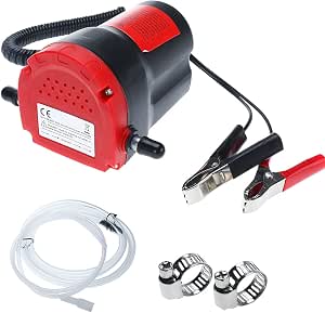 Amarine Made 12V 60W Oil Change Pump Extractor with Tubes for Vehicles and Marine Equipment