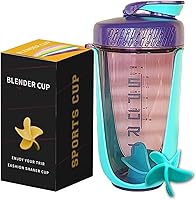 Vista 12 de Botella agitadora de proteínas de 20 onzas, botellas deportivas para mezclas de proteínas con batidora, botella mezcladora, taza agitadora portátil