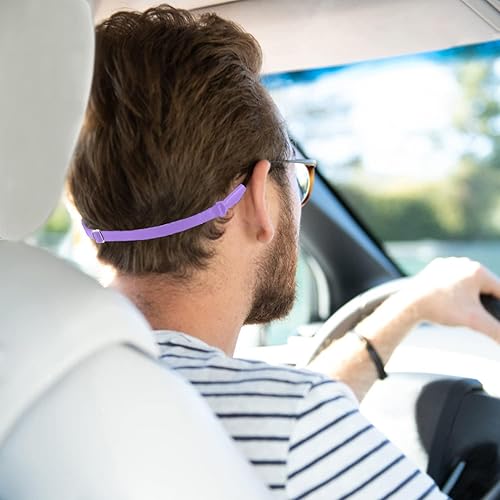 Miniatura 34 de Adjustable Glasses Straps - 3 Pcs No Tail Adjustable Eyewear Retainer Glass Straps for Men, Women, Kids Eyelasses, Sunglasses Negro