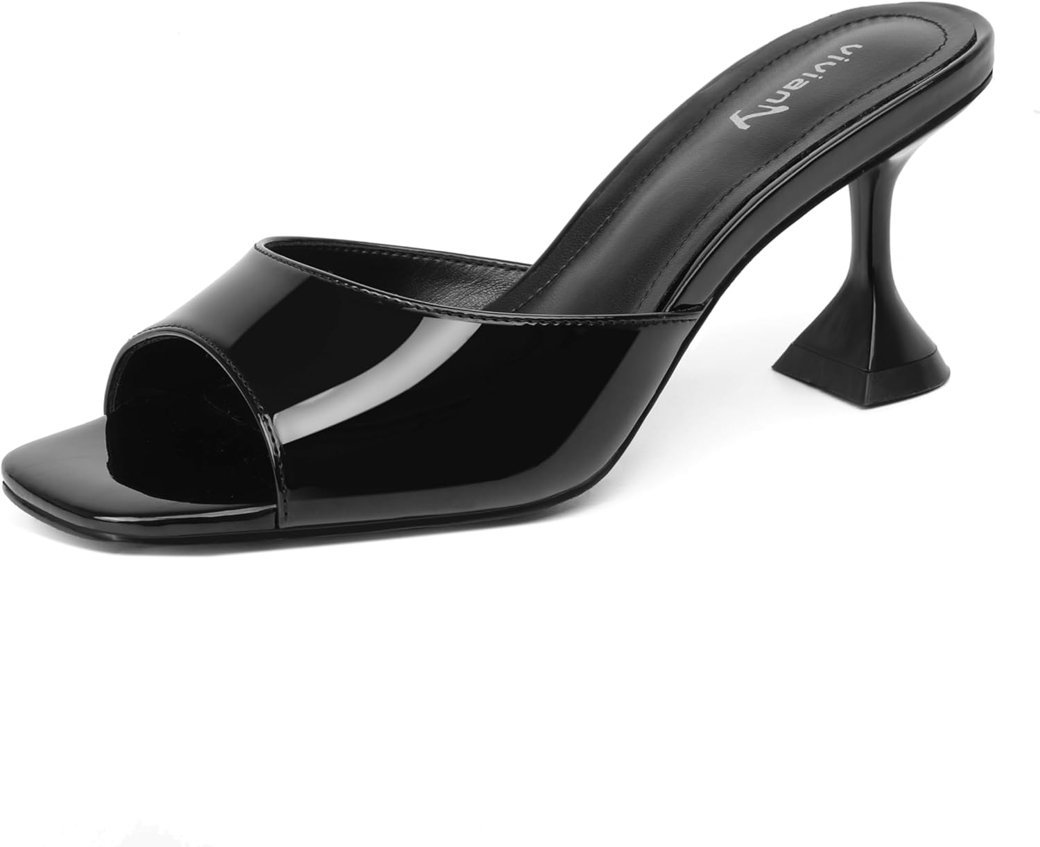 Vivianly Clear Heel Sandals with Stiletto Heel