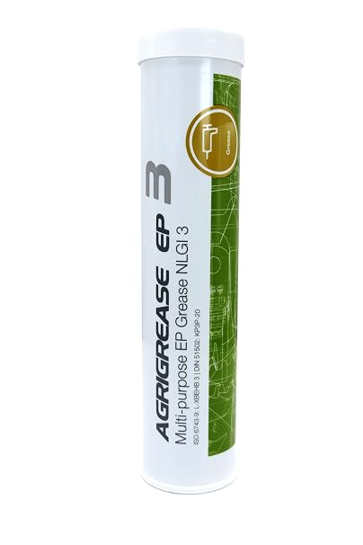 AGRIGREASE EP 3 Multi-Purpose EP Grease Tube NLGI 3 Agricultural Waterproof Lubricant for Metal Surfaces