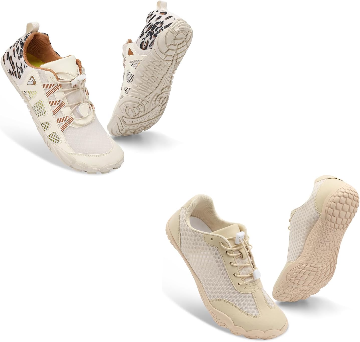 XIHALOOK Water Shoes for Women Wide Toe Minimalist Barefoot Shoes Quick-Dry for Beach Swim River Pool Lake Surfing Training Size 9