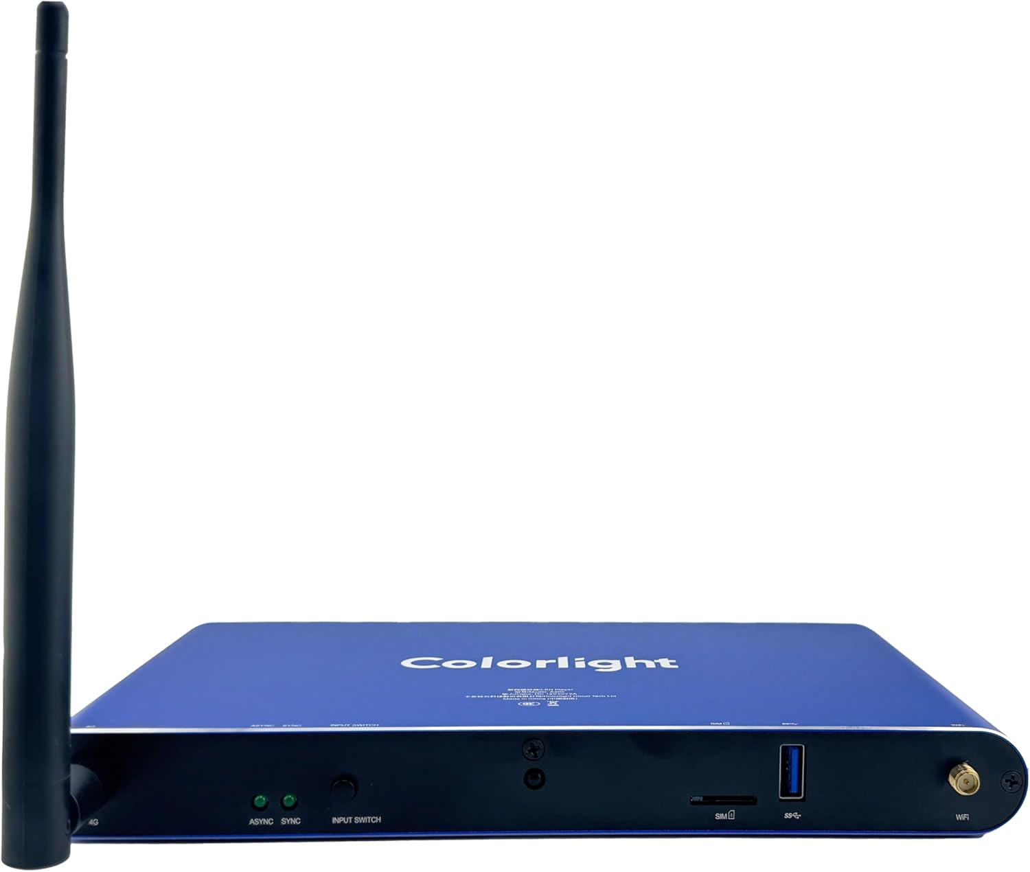 Rear panel of Colorlight A200 with various ports