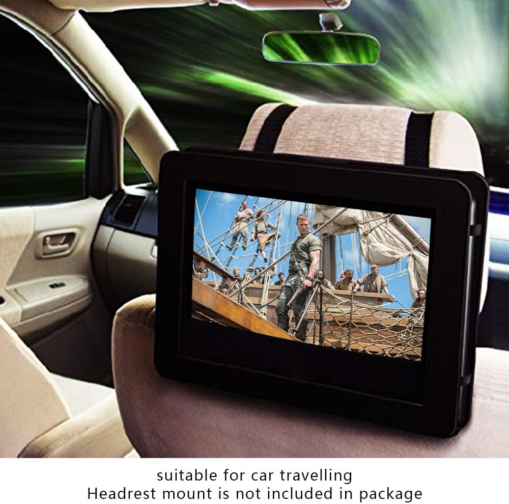 Super Big Clearance! YOOHOO 16.9'' Portable DVD Player for Car with 14.1'' 270°Swivel High Definition LCD Screen,6 Hours Rechargeable Battery,Supports SD Card/USB/CD/DVD (Black) Super Brands YOOHOO 16.9'' Portable DVD Player for Car with 14.1'' 270°Swivel High Definition LCD Screen,6 Hours Rechargeable Battery,Supports SD Card/USB/CD/DVD (Black)
