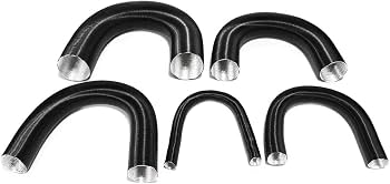 Tuyau Air Ondulé Aluminium 42/60/75 Mm - Conduit Entrée Sortie Chauffage Stationnement