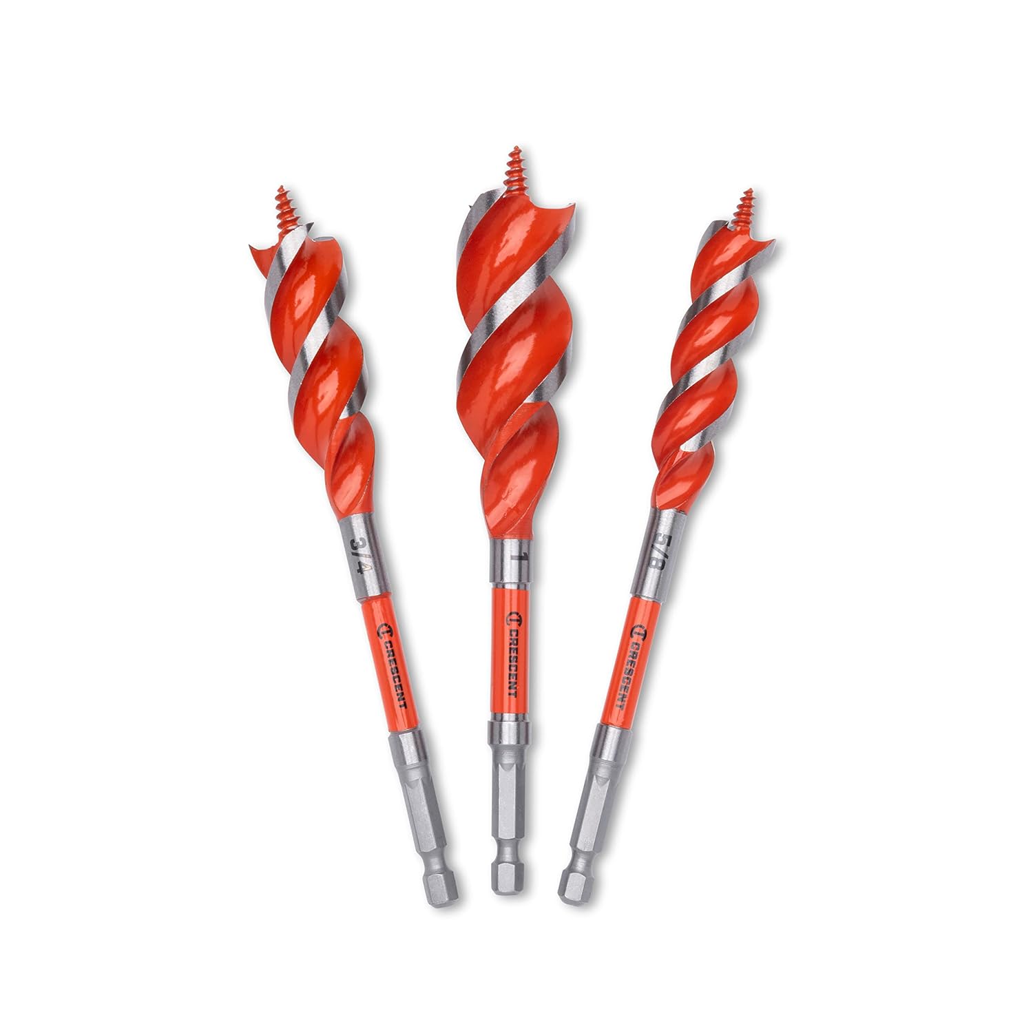 Crescent 3 Piece High Speed Auger Set - 6.25" | CDSASET-3