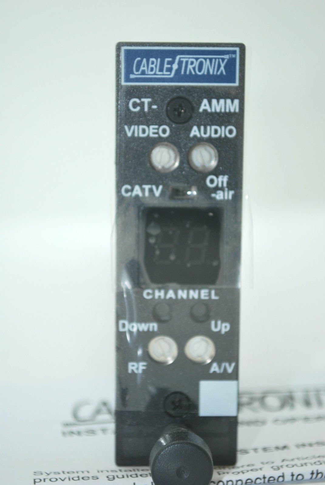 New CABLETRONIX Digital Agile CT-AMM Audio/Video Channel Mini Micro Modulator HEADEND CATV Off AIR