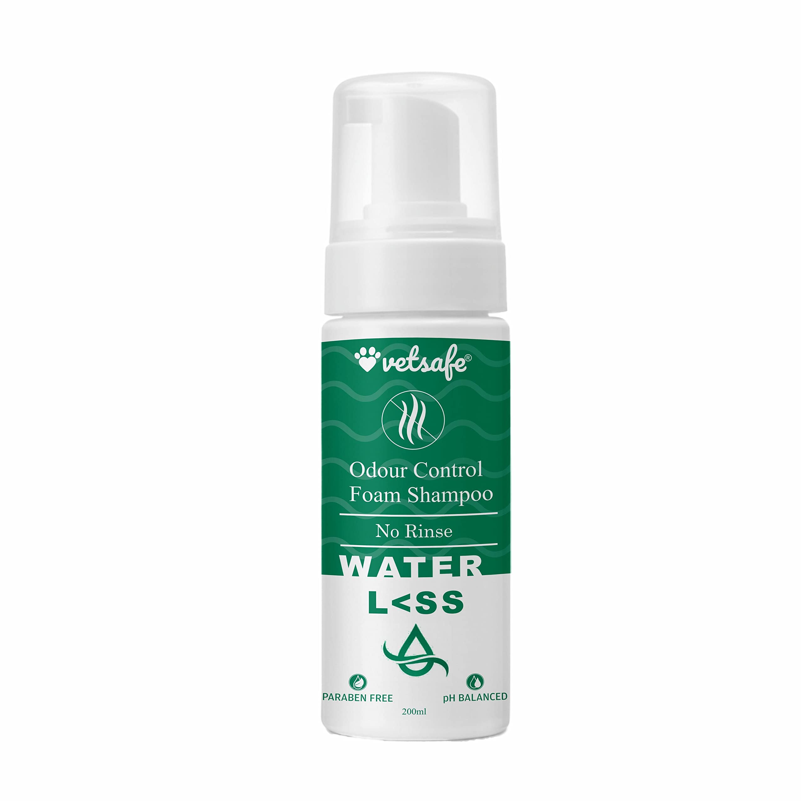 VetSafe Foam Shampoo |No Rinse | Waterless Formula (Odour Control) (B09W5T34CR) Amazon Price History, Amazon Price Tracker