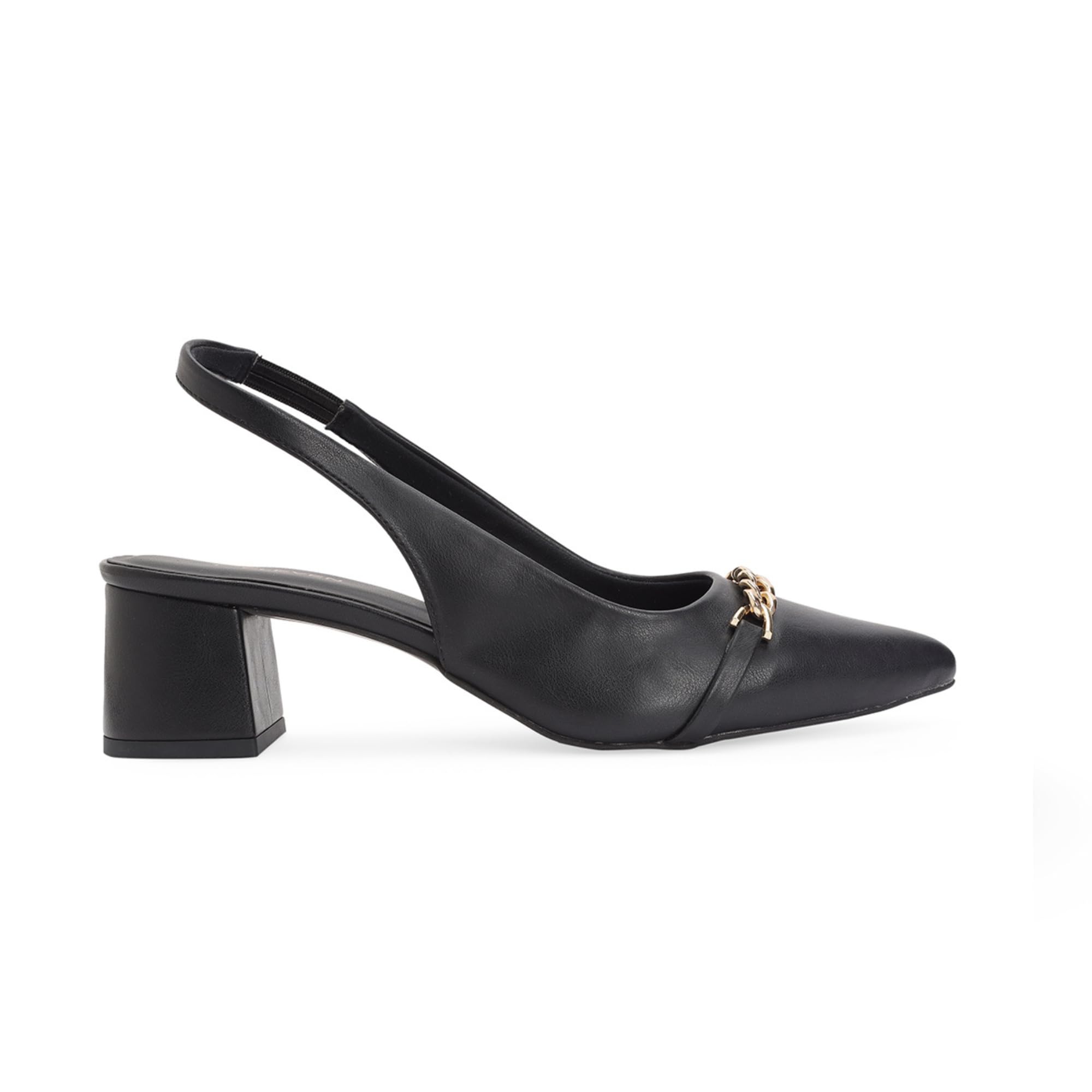 Women’s Pointed-Toe Block Heels – 2-Inch Heels with Sling-Back Strap, Cushioned Lining, & Stylish Front Buckle.-image-21