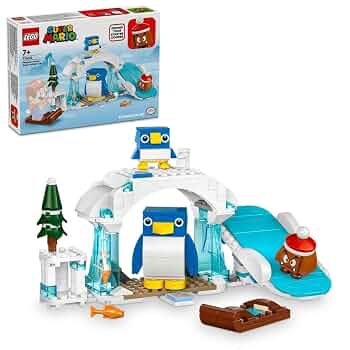 LEGO Super Mario Penguin Ailesi Kar Macerası Ek Macera Seti 71430-7 Yaş ve Üzeri Super Mario Hayranları İçin Koleksiyonluk Yaratıcı Oyuncak Yapım Seti (228 Parça)