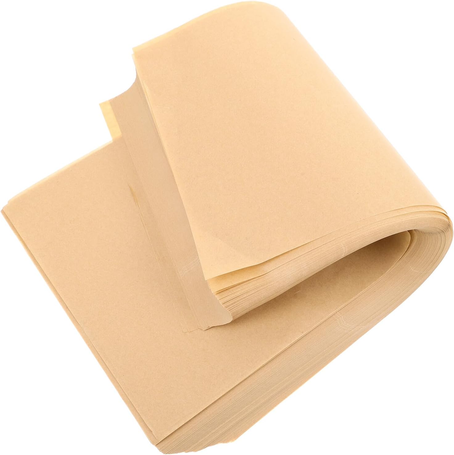 Toyvian 300 Sheets Non-stick Baking Parchment Paper 34 X 17.8cm Unbleached Food-grade Silicone-coated Sheets for Oven, Air Fryer, and Food Wrapping