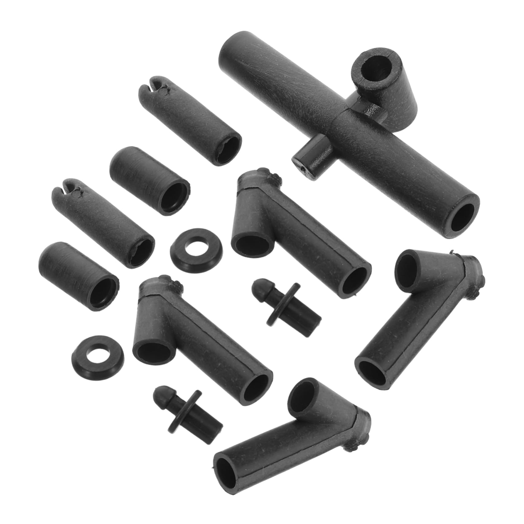 BESTonZON 9Pcs Plastic Kite Rod Connectors Set for Repair and Assembly Versatile Three Way Design for Enhanced Flight Stability for Kite Making and Outdoor Flying